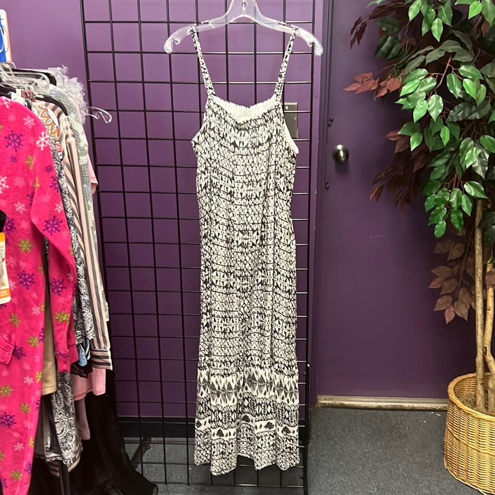 💜Roan and Ryan Black White Dress M